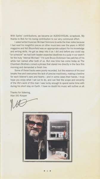 3CD/DVD/Set di cofanetti Mike Bloomfield: From His Head To His Heart To His Hands