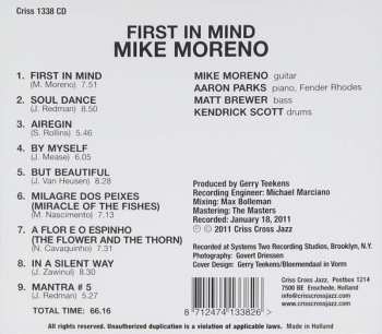 CD Mike Moreno: First In Mind