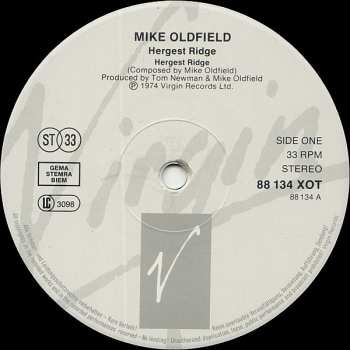 LP Mike Oldfield: Hergest Ridge