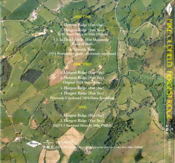 2CD/DVD Mike Oldfield: Hergest Ridge DLX | LTD