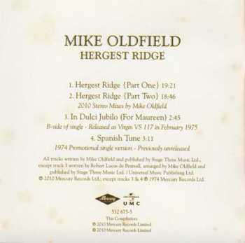 CD Mike Oldfield: Hergest Ridge