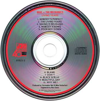 CD Mike & The Mechanics: Living Years