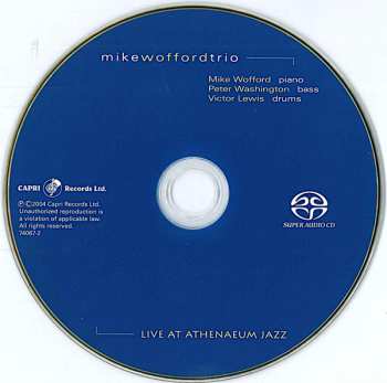 SACD Mike Wofford Trio: Live At Athenaeum Jazz