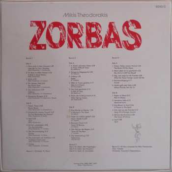 3LP/Set di cofanetti Mikis Theodorakis: Zorbas
