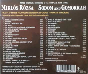 2CD Miklós Rózsa: Sodom And Gomorrah (World Premiere Recording Of The Complete Film Score)