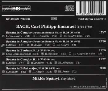 CD Carl Philipp Emanuel Bach: The Prussian Sonatas 2