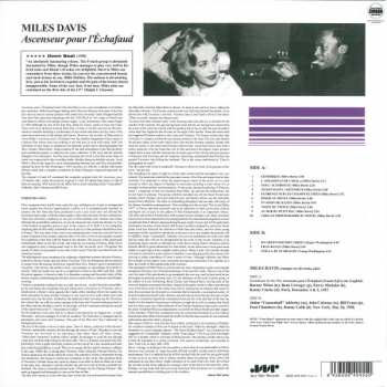 LP Miles Davis: Ascenseur Pour L'Échafaud (Lift To The Scaffold) LTD