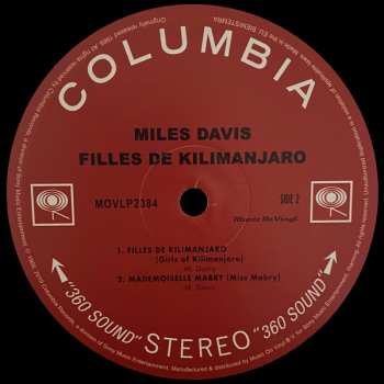 LP Miles Davis: Filles De Kilimanjaro
