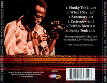 CD Miles Davis: San Francisco 1970: The Classic Radio Broadcast
