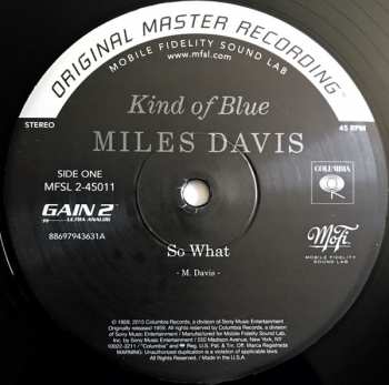 2LP/Set di cofanetti Miles Davis: Kind Of Blue LTD | NUM | DLX