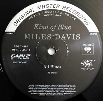 2LP/Set di cofanetti Miles Davis: Kind Of Blue LTD | NUM | DLX