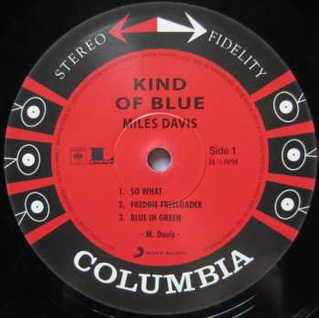 LP Miles Davis: Kind Of Blue