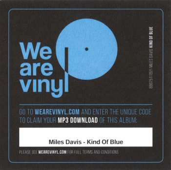 LP Miles Davis: Kind Of Blue