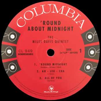 LP Miles Davis: 'Round About Midnight