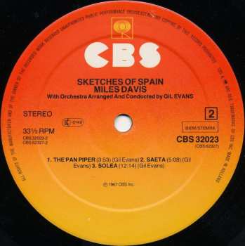 LP Miles Davis: Sketches Of Spain