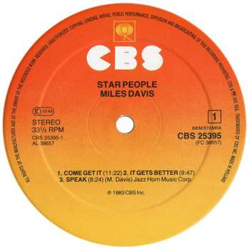 LP Miles Davis: Star People NUM | LTD | CLR