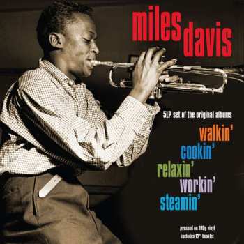 5LP/Set di cofanetti Miles Davis: Walkin', Cookin', Relaxin', Workin', Steamin' 