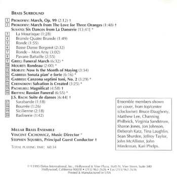 CD The Millar Brass Ensemble: Brass Surround