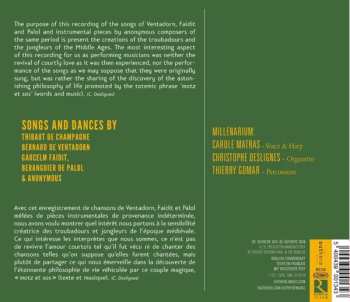 CD Millenarium: Troubadours' Songs & Jongleurs' Dances