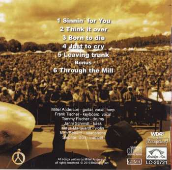 CD Miller Anderson Band: Live At Herzberg Festival 2018 DIGI