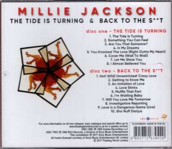 2CD Millie Jackson: The Tide Is Turning & Back To The S**t