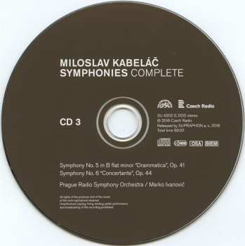4CD/Set di cofanetti Prague Radio Symphony Orchestra: Symphonies Complete