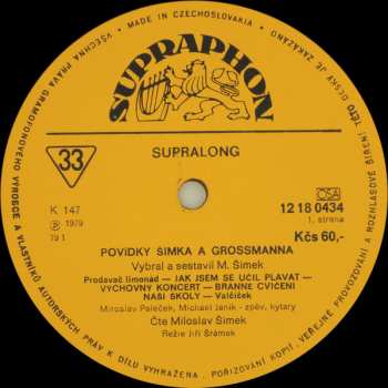LP Miloslav Šimek: Povídky Šimka A Grossmanna