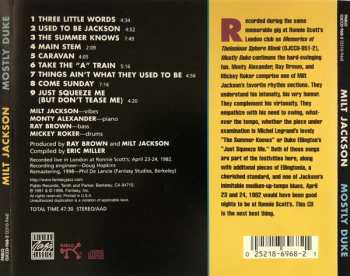CD Milt Jackson: Mostly Duke