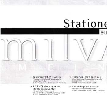 CD Milva: Mein Weg (Stationen Einer Karriere 1977 - 1998)