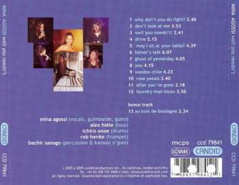 CD Mina Agossi: Well You Needn't