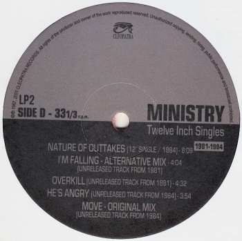 2LP Ministry: Twelve Inch Singles (1981-1984) LTD | CLR