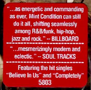 CD Mint Condition: Music @ The Speed Of Life