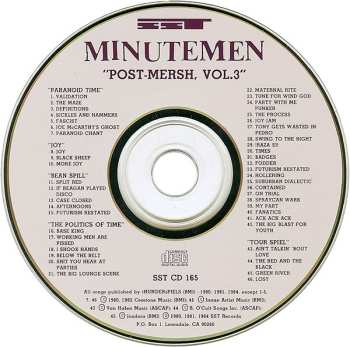 CD Minutemen: Post-Mersh, Vol. 3