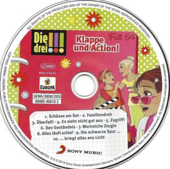 CD Mira Sol: Die Drei !!!  Klappe Und Action!