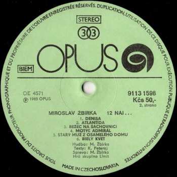 LP Miroslav Žbirka: 12 Naj…