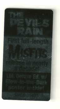CD Misfits: The Devil's Rain LTD
