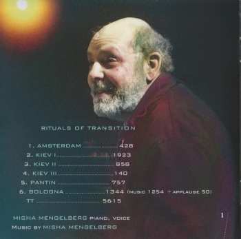 CD Misha Mengelberg: Rituals of Transition