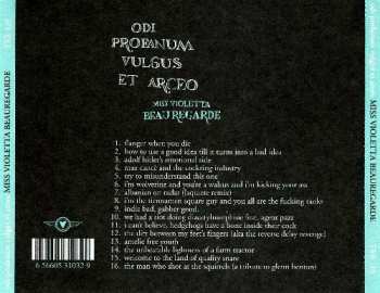 CD Miss Violetta Beauregarde: Odi Profanum Vulgus Et Arceo