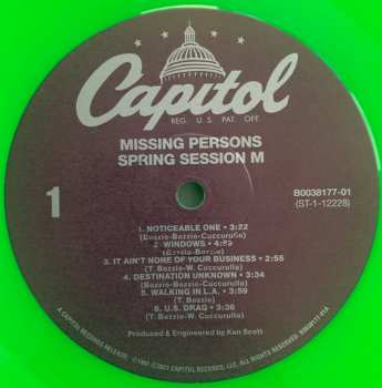 LP Missing Persons: Spring Session M CLR