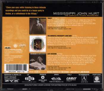 3CD Mississippi John Hurt: The Complete Studio Recordings