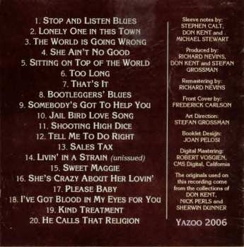 CD Mississippi Sheiks: Stop And Listen