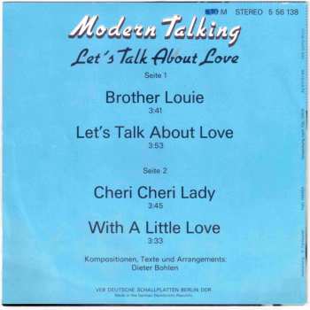 SP Modern Talking: Let's Talk About Love