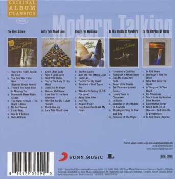 5CD/Set di cofanetti Modern Talking: Original Album Classics