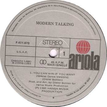 LP Modern Talking: You Can Win If You Want (Special Dance Version)