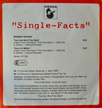 SP Modern Talking: You Can Win If You Want (Special Single Remix)