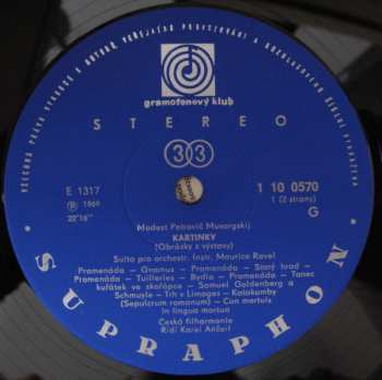 LP The Czech Philharmonic Orchestra: Kartinky / Noc Na Lysé Hoře