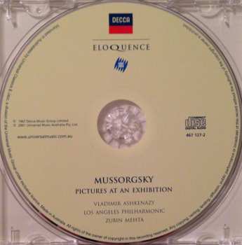 CD Vladimir Ashkenazy: Pictures At An Exhibition