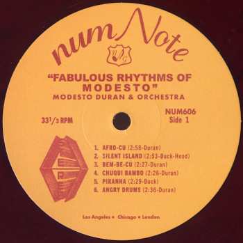 LP Modesto Duran: Fabulous Rhythms Of Modesto
