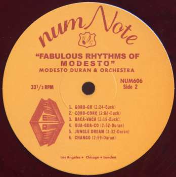 LP Modesto Duran: Fabulous Rhythms Of Modesto