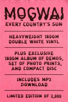 3LP/CD/Set di cofanetti Mogwai: Every Country's Sun DLX | LTD | CLR